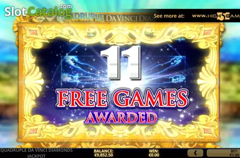 Скрин7. Quadruple Da Vinci Diamonds Jackpot слот