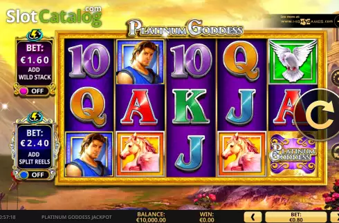 Скрин2. Platinum Goddess Jackpot слот