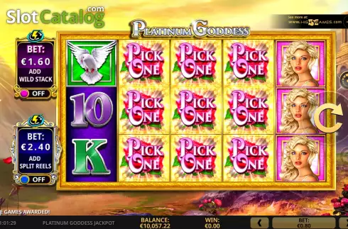 Скрин9. Platinum Goddess Jackpot слот