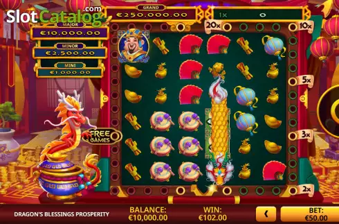 Скрин2. Dragon's Blessings Prosperity слот