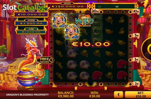 Скрин3. Dragon's Blessings Prosperity слот