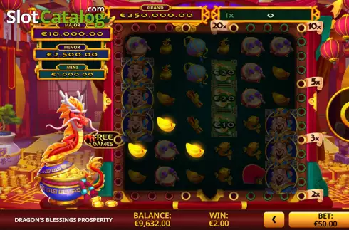 Скрин4. Dragon's Blessings Prosperity слот