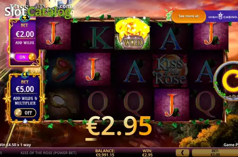 Скрин4. Kiss Of The Rose (Power Bet) слот