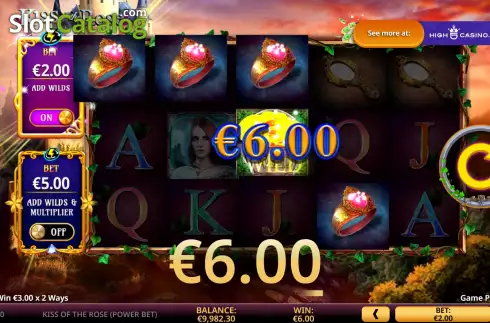 Скрин5. Kiss Of The Rose (Power Bet) слот
