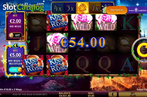 Скрин7. Kiss Of The Rose (Power Bet) слот