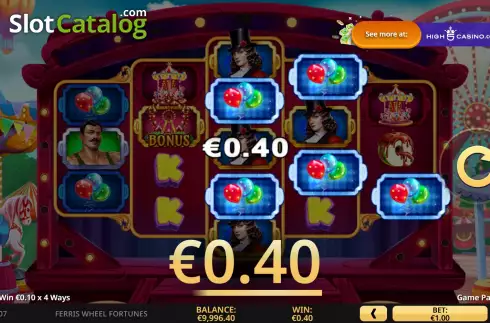 Скрин7. Ferris Wheel Fortunes слот