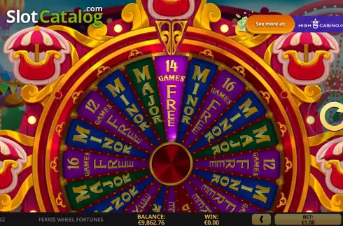 Скрин9. Ferris Wheel Fortunes слот
