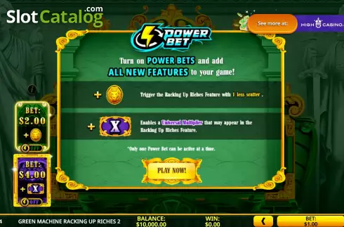 Скрин2. Green Machine Racking Up Riches 2 слот