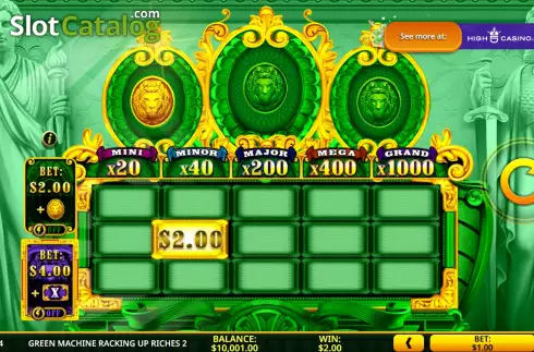 Скрин4. Green Machine Racking Up Riches 2 слот