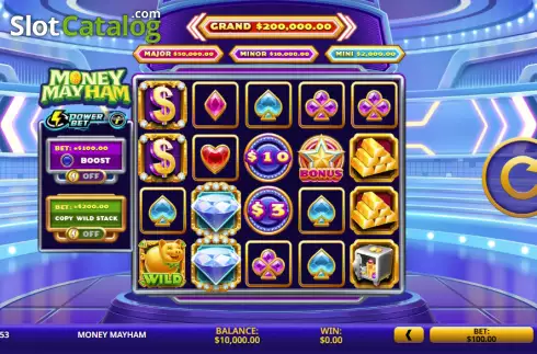 Скрин2. Money Mayham слот