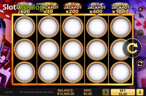 Скрин2. The Green Machine Deluxe Vegas слот