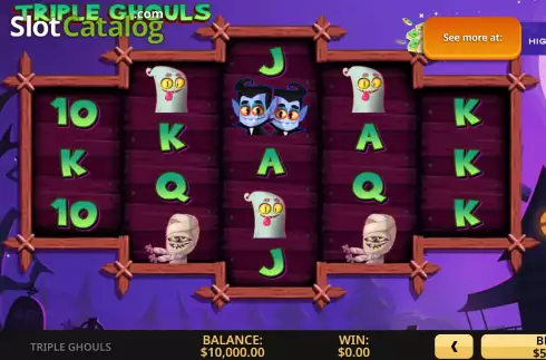 Скрин2. Triple Ghouls слот