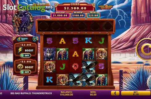 Скрин2. Big Bad Buffalo: Thunderstruck слот