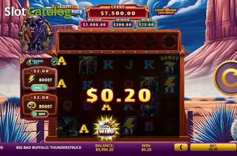 Скрин3. Big Bad Buffalo: Thunderstruck слот