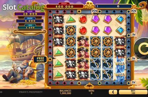 Скрин2. Pirate's Prosperity Wild Train слот