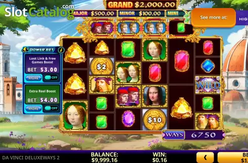 Скрин3. Da Vinci DeluxeWays 2 слот