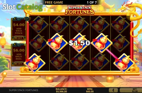 Скрин3. Super Stack Fortunes слот