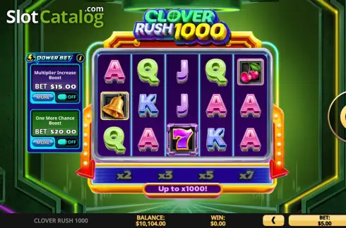 Скрин2. Clover Rush 1000 слот