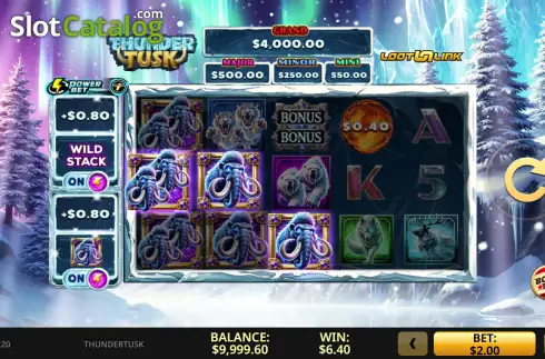 Скрин3. ThunderTusk слот