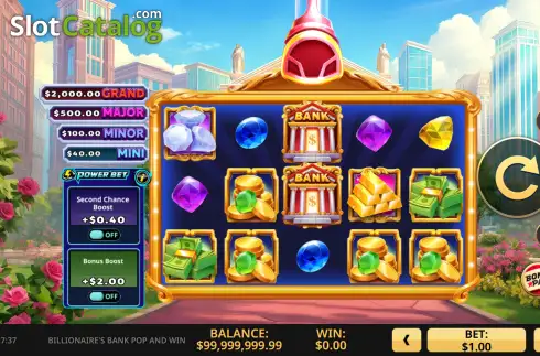 Скрин2. Billionaire's Bank Pop and Win слот