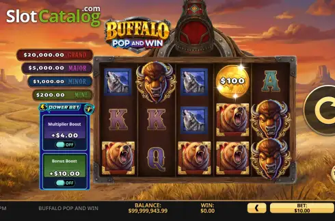 Скрин2. Buffalo Pop and Win слот