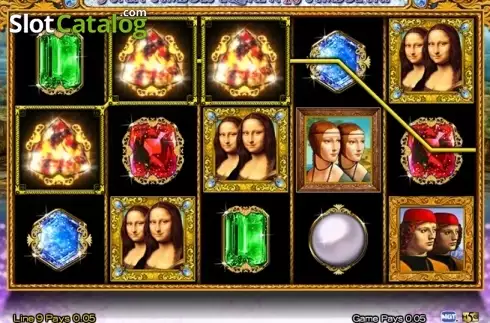 Скрин4. Double Da Vinci Diamonds слот