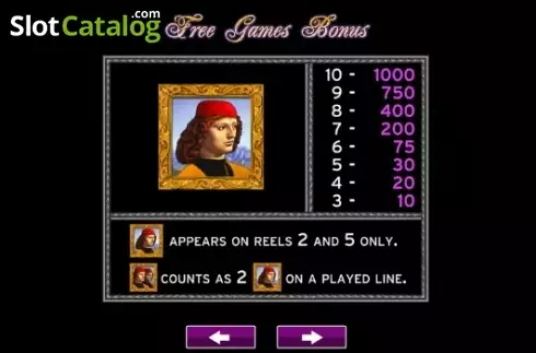 Скрин6. Double Da Vinci Diamonds слот