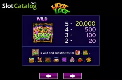 Скрин5. Hoot Loot слот
