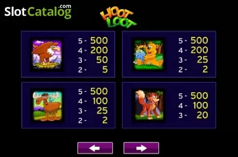 Скрин6. Hoot Loot слот