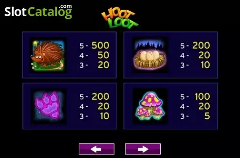 Скрин7. Hoot Loot слот