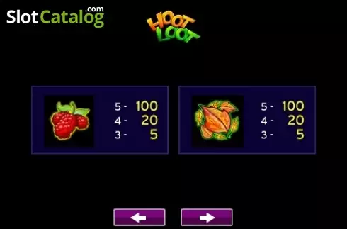 Скрин8. Hoot Loot слот