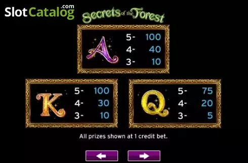 Скрин5. Secrets Of The Forest слот