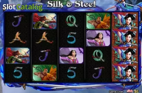 Скрин2. Silk And Steel слот