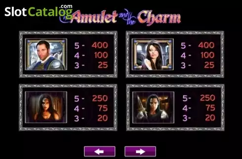 Скрин8. The Amulet and the Charm слот