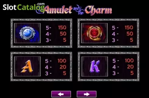 Скрин9. The Amulet and the Charm слот