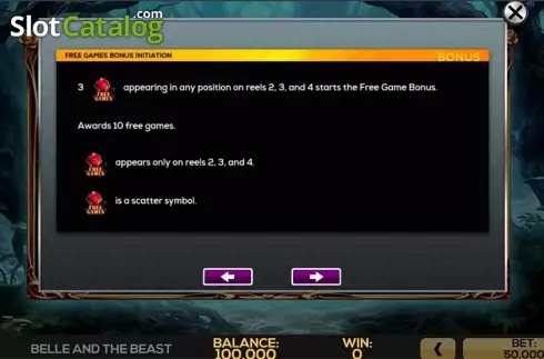 Скрин6. Belle and the Beast слот