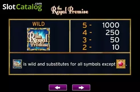 Скрин4. The Royal Promise слот