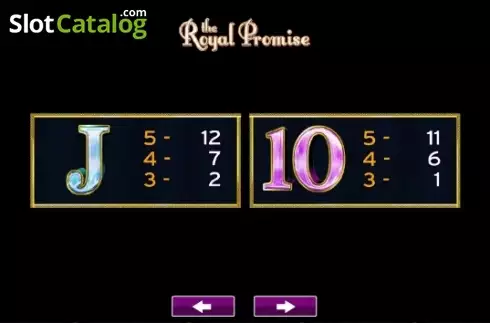Скрин7. The Royal Promise слот