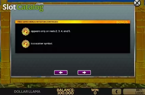 Скрин8. Dollar Llama слот
