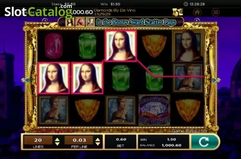 Скрин3. Da Vinci (High 5 Games) слот