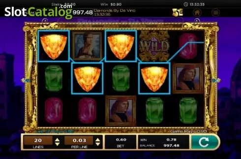 Скрин5. Da Vinci (High 5 Games) слот