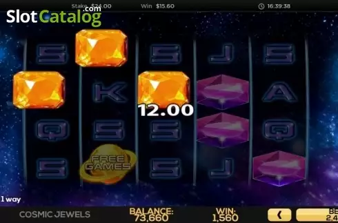 Скрин4. Cosmic Jewels (High 5 Games) слот