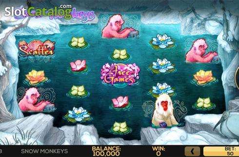 Скрин2. Snow Monkeys слот