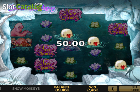 Скрин4. Snow Monkeys слот