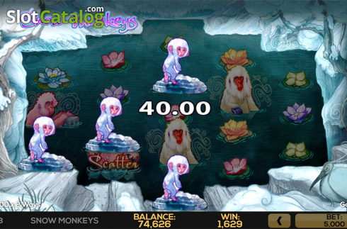 Скрин5. Snow Monkeys слот
