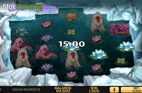 Скрин6. Snow Monkeys слот