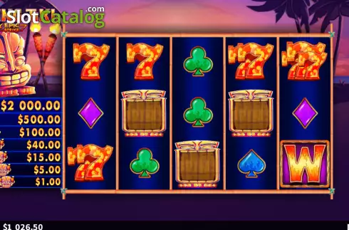 Скрин4. Flaming Tiki слот