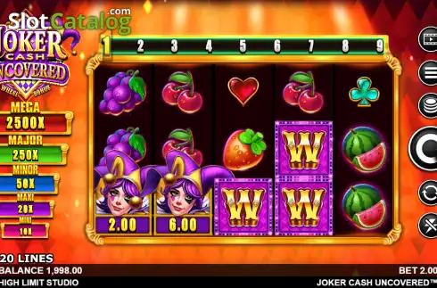 Скрин2. Joker Cash Uncovered слот