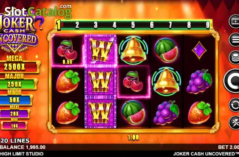 Скрин3. Joker Cash Uncovered слот