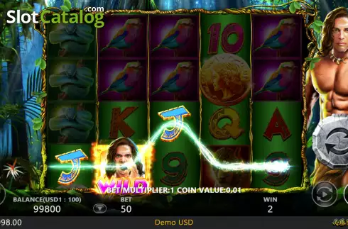 Скрин3. Aaaahhhh! Wild King слот